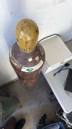Large 300cf Argon Welding Cylinder For Tig Welder