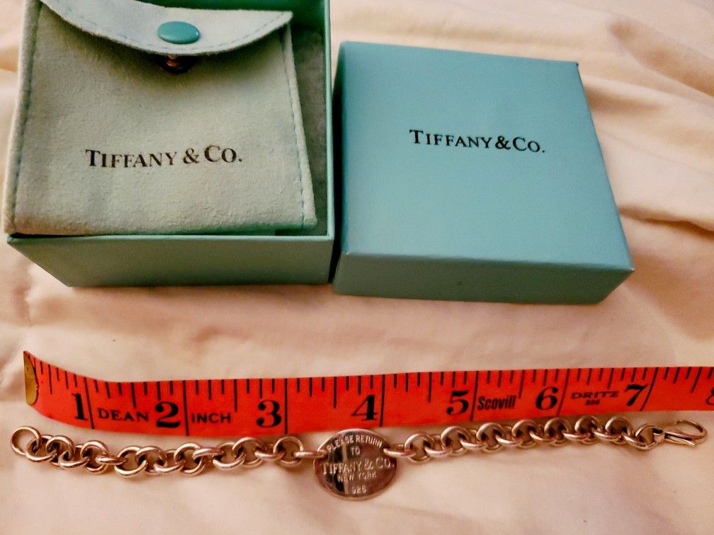 Please Return to Tiffany & Co 925 Sterling Silver bracelet