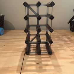 Rustic Wine Rack (10-12 Bottles)