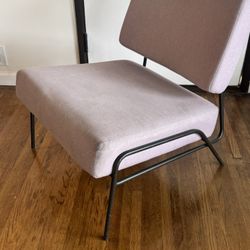 West Elm Slipper Wire Lounge Chair - Pink
