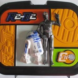 Vintage Star Wars Black Plastic Lunch Box with Thermos 