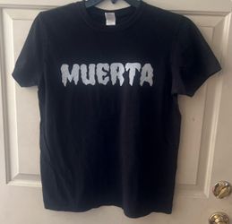 Gildan Black Unisex "Muerta" Black T-shirt Size