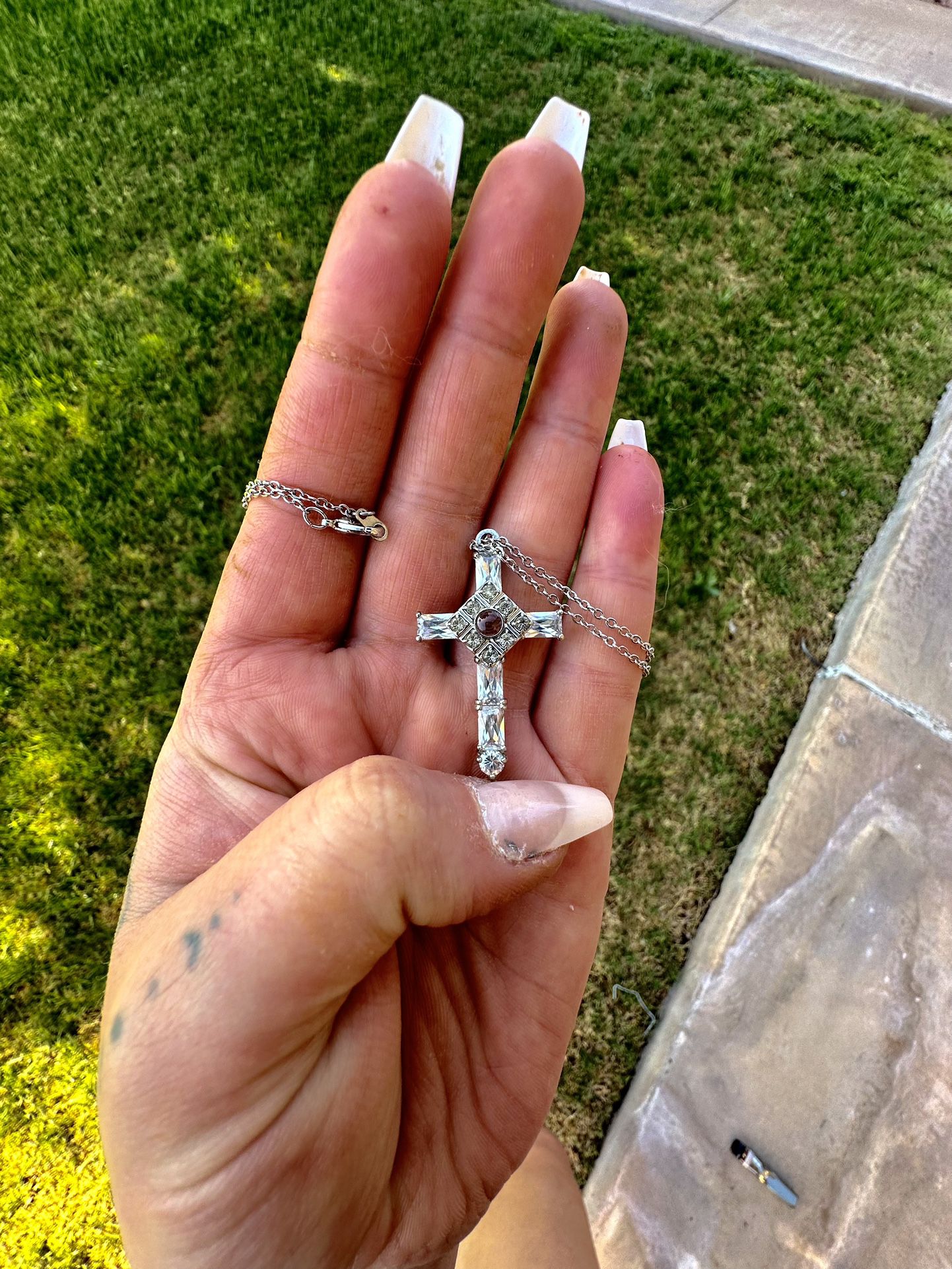 The Lords Prayer Sterling Silver Cross FAITH GORGEOUS New