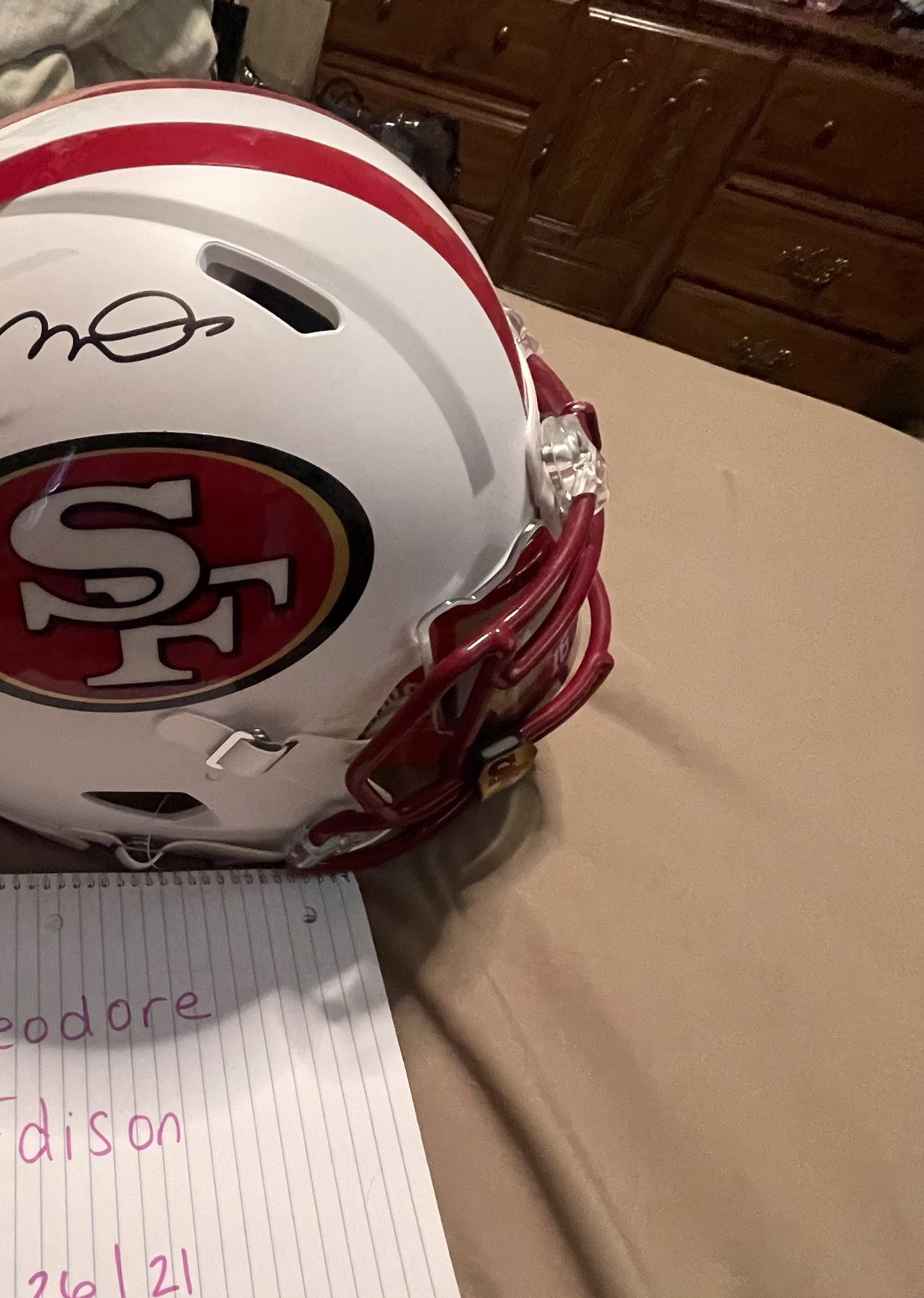 Joe Montana Authentic  Helmet 