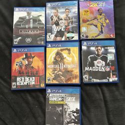 PS4 Games/ PlayStation 