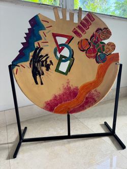 Sculpture with stand
