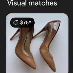 Aldo high heels, leather size 8M