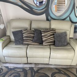 Leather Sofa 3 Ppl