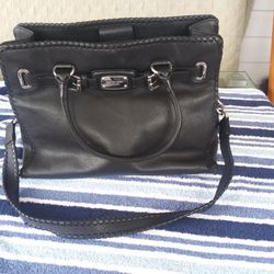 Michael Kors Leather Pocket Shopper Whipped Hamilton