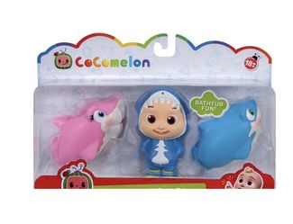 CoComelon Bath Squirters JJ And Sharks Boy Kids Toddler Bath Toys