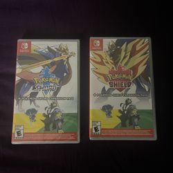 Sealed Pokémon Sword And Shield Both With Expansion Pass