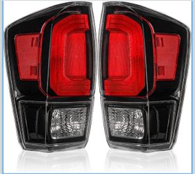 Rear Brake Tail Light Assembly Compatible with 2016-2023 Tacoma Tail Lamps 2016 2017 2018 2019 2020 2021 2022 2023 Tacoma Taillights OE Replacement, P
