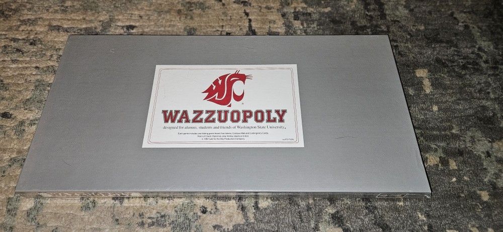 Wazzuopoly (1992) 1st Edition Brand New & Factory Sealed!!