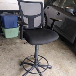 Cabal stool with arms black sale