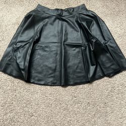 Leather Flow Skirt Size Small