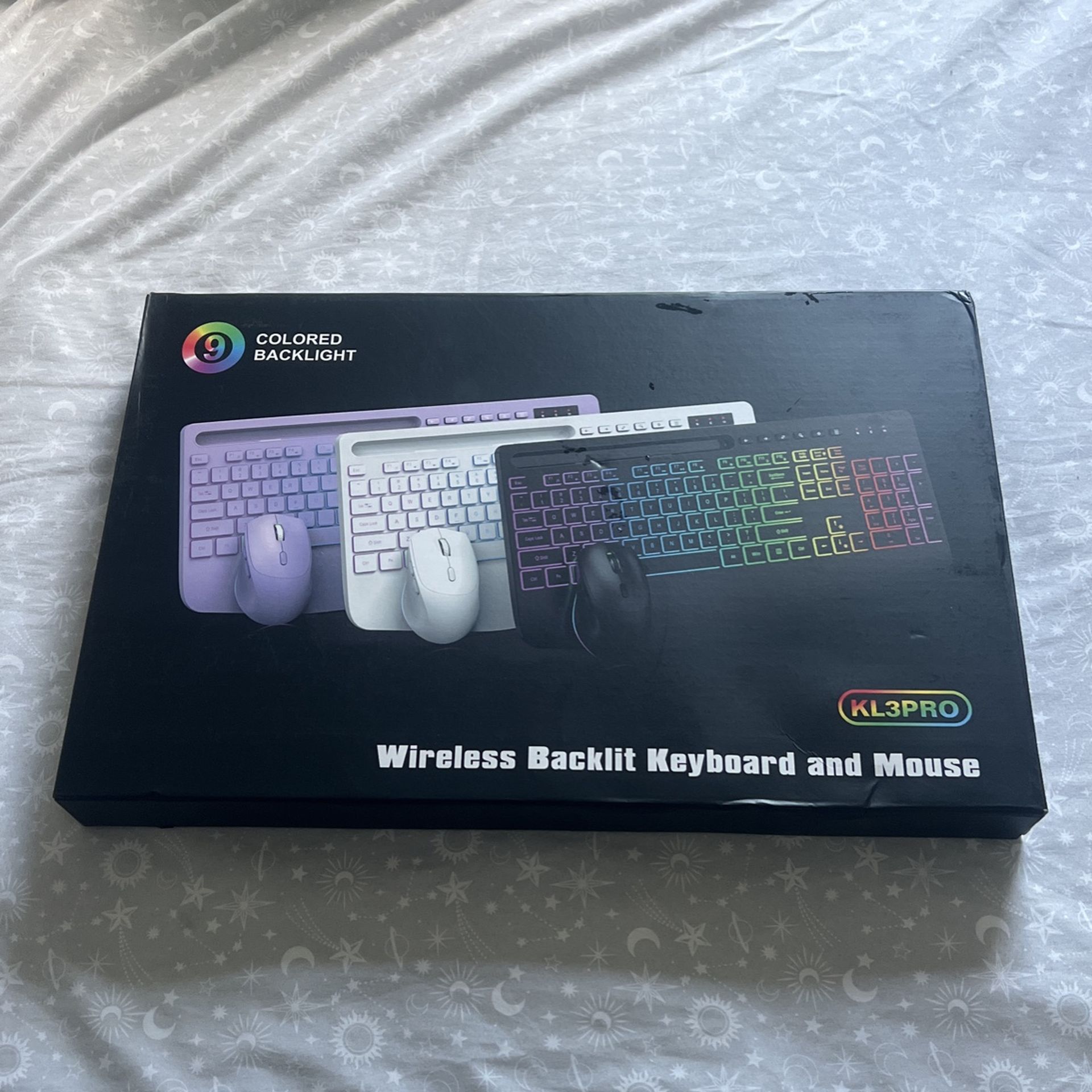 Wireless Backlit Keyboard And Mouse (KL3PRO)