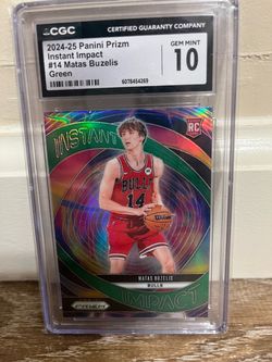 Matas Buzelis Instant Impact Graded Gem 10