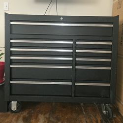 Black Metal Tool Box