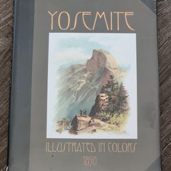 New Book in Plastic - Yosemite Illustrated In Colors 1890  
