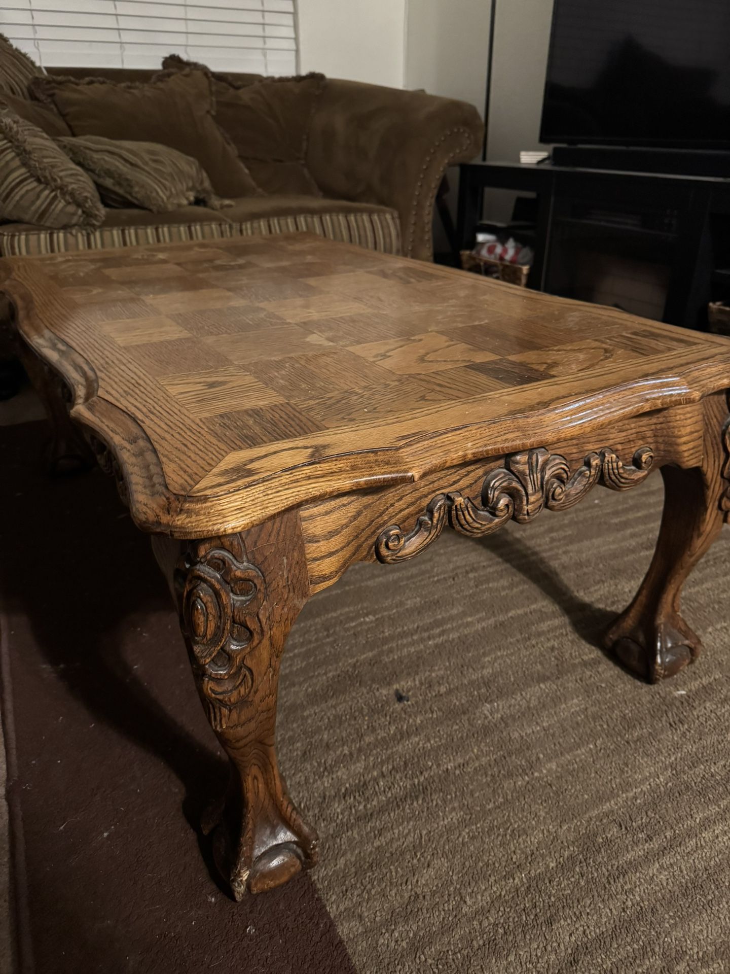 Coffee Table And 2 End Tables