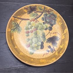 Vintage Grape Plate