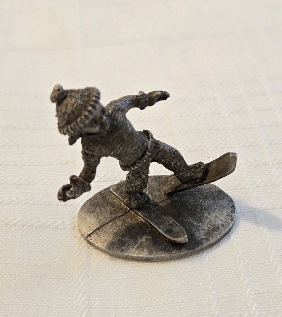 Vintage Pewter Figurine