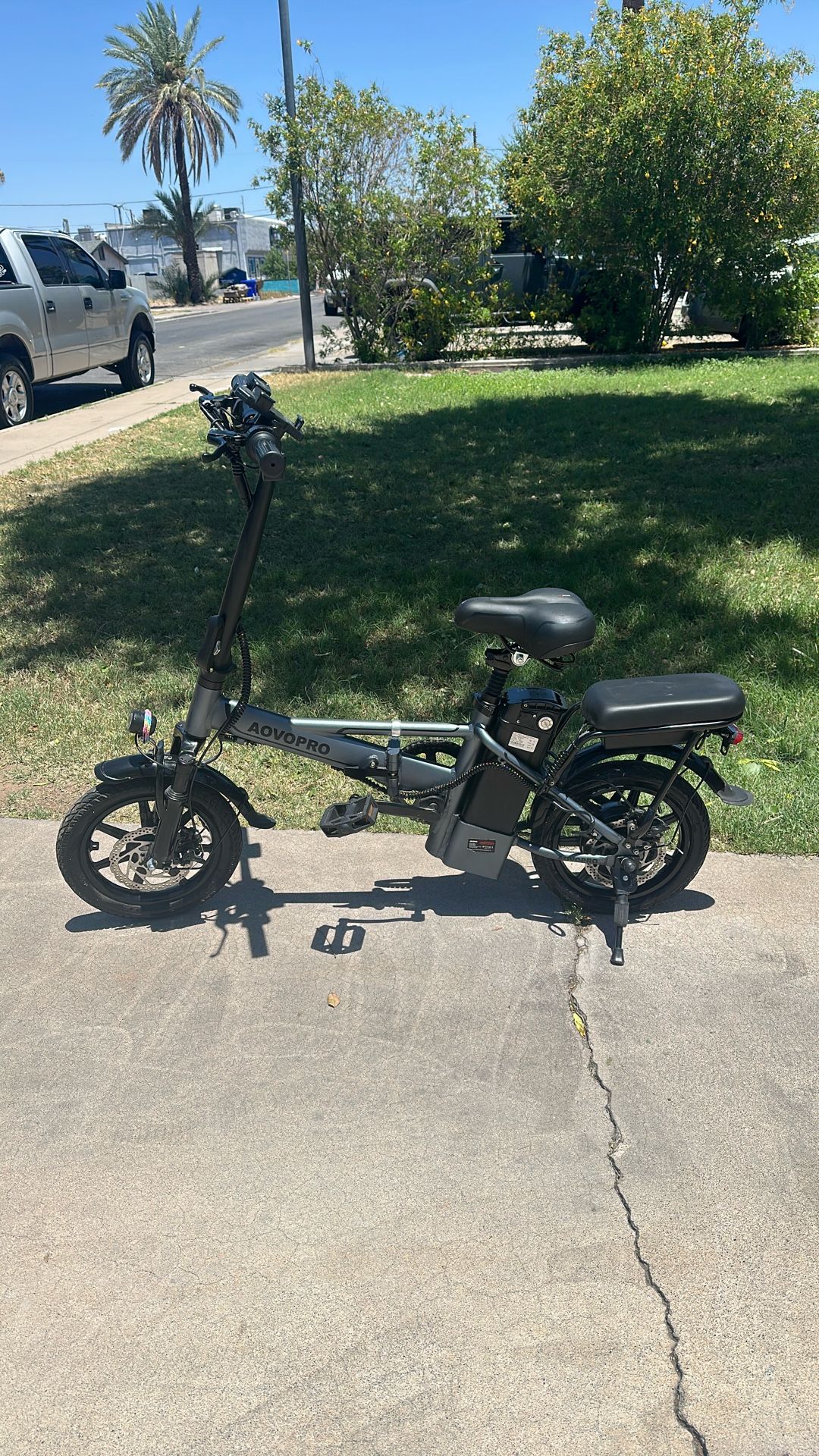 AOVOPRO E-bike Grey