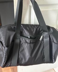 Black duffel