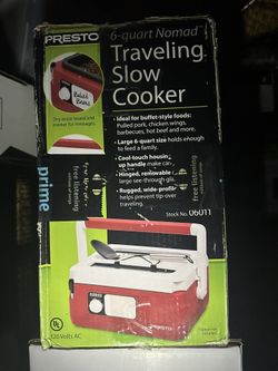 Presto Traveling 6 Qt. Slow Cooker 
