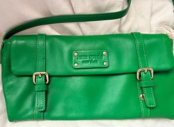 Kate Spade New York — Bright Green Leather Bag
