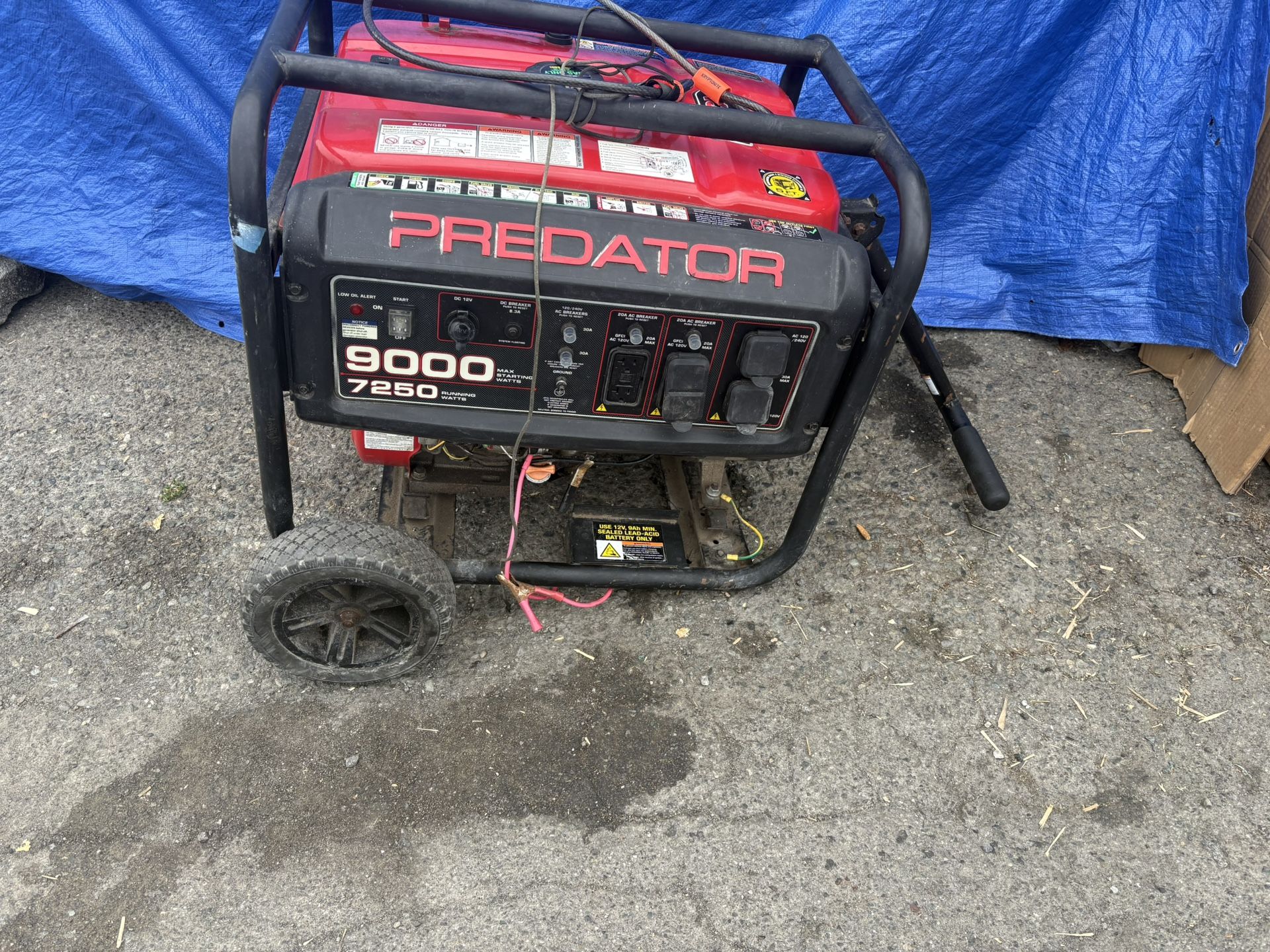 Predator 9000 generator works great