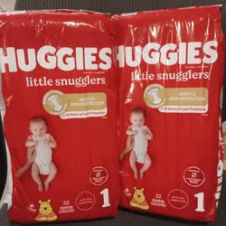 Huggies Little Snugglers (Size 1) 2 For $12
