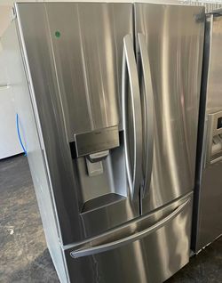 LG Stainless Steel 3-Door French Door Fridge - Excellent Condition, EnergyStar