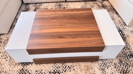 Modern Two-Tone Coffee Table