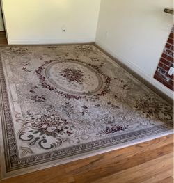 Metal Persian rug