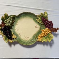  Platter Large 18"  By Laura Kelly Signed Rare 