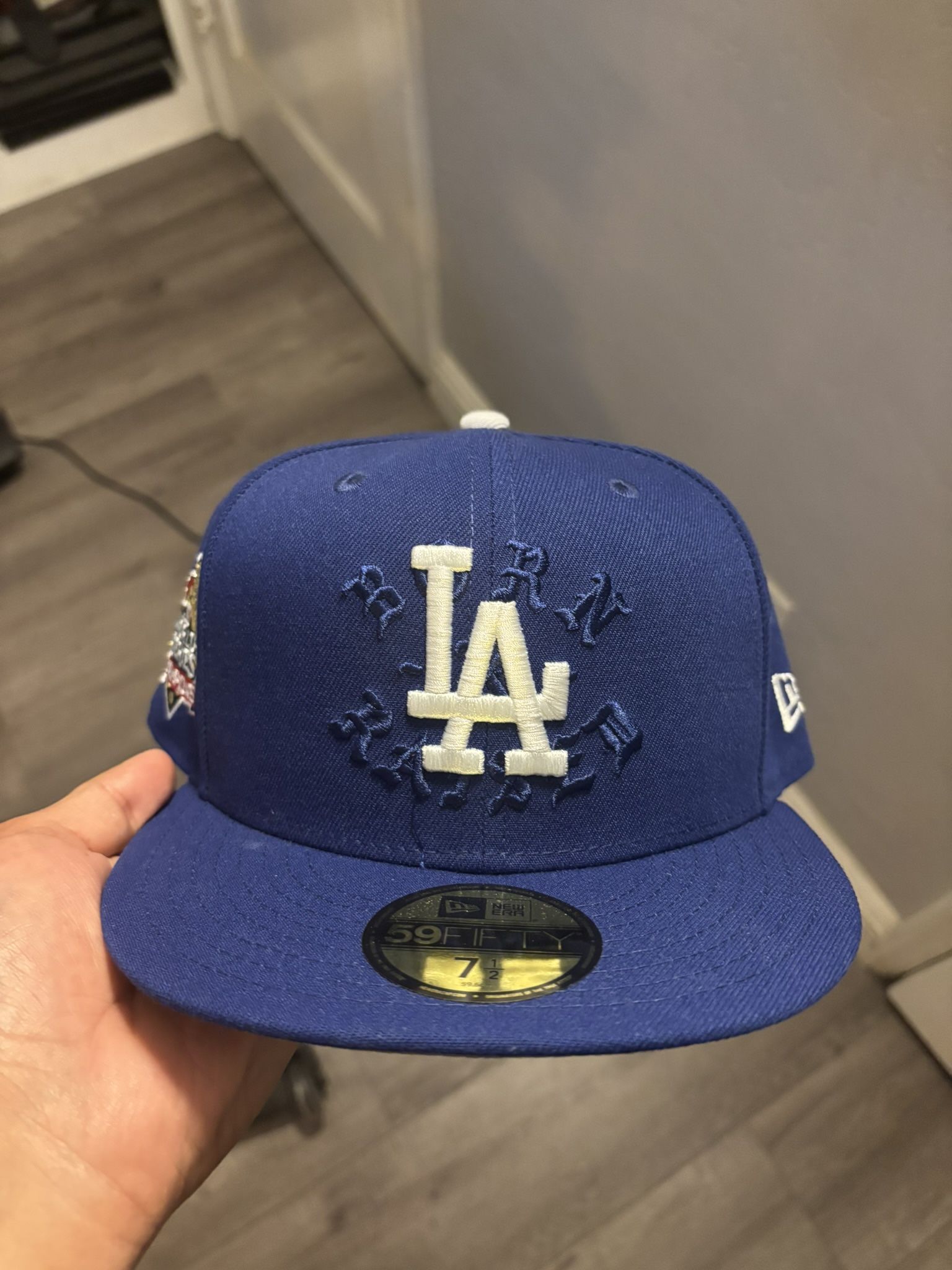 Born X Raised Dodgers Champions Hat 7 1/2