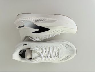 Brooks Ghost Max Men’s Breathable Cushioned Running Shoes US 8 White/Black
