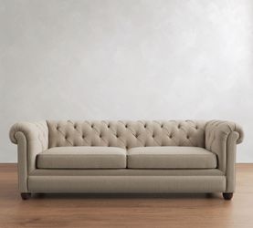 Pottery Barn Chesterfield Roll Arm Sleeper Sofa 88"