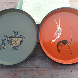 Japanese Hand Painted Trays