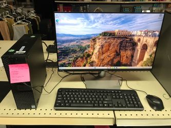 Dell OptiPlex 5050 i7 Desktop PC w/ Monitor – 16GB RAM, 1TB, Win 11
