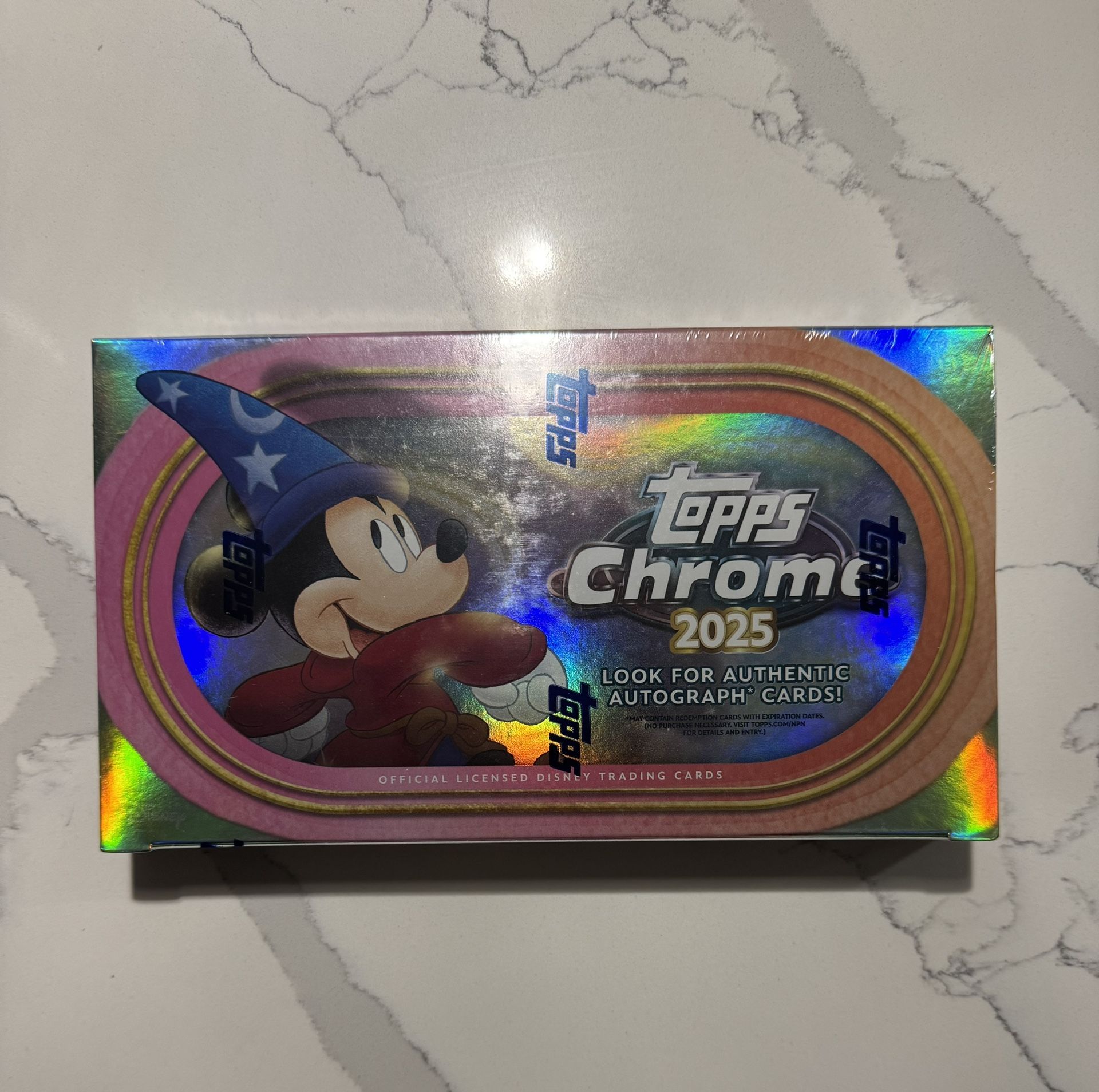 2025 Topps Chrome Disney HOBBY Box Sealed