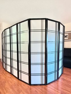 9-Panel Living Room & Bedroom Divider
