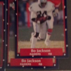 Bo Jackson, Barry Sanders, Joe Montana