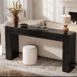 70.9-Inch Extra Long Console Table, Rustic Wooden Sofa Table Behind Couch, Farmhouse Entryway Console for Living Room, Entryway, Hallway,