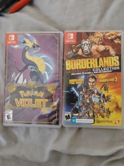 Pokemon Violet and Borderlands legendary for Nintendo switch