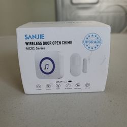Sanjie Wireless Door Window Open Chime Sensor LED Light