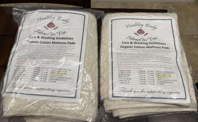 Organic Cotton Pack N Play Mattress Pads 