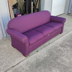 Small Apartment Size Purple Sofa