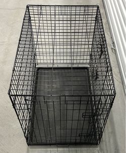Large 2 Door Dog Crate 21.5”x35”x24.5”